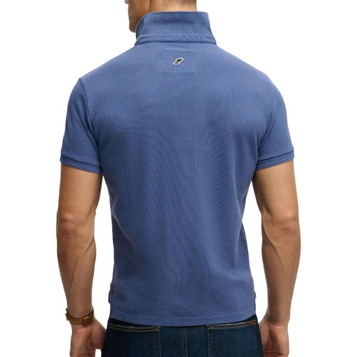 SUPERDRY Polo Bleu Homme Superdry Classic Pique