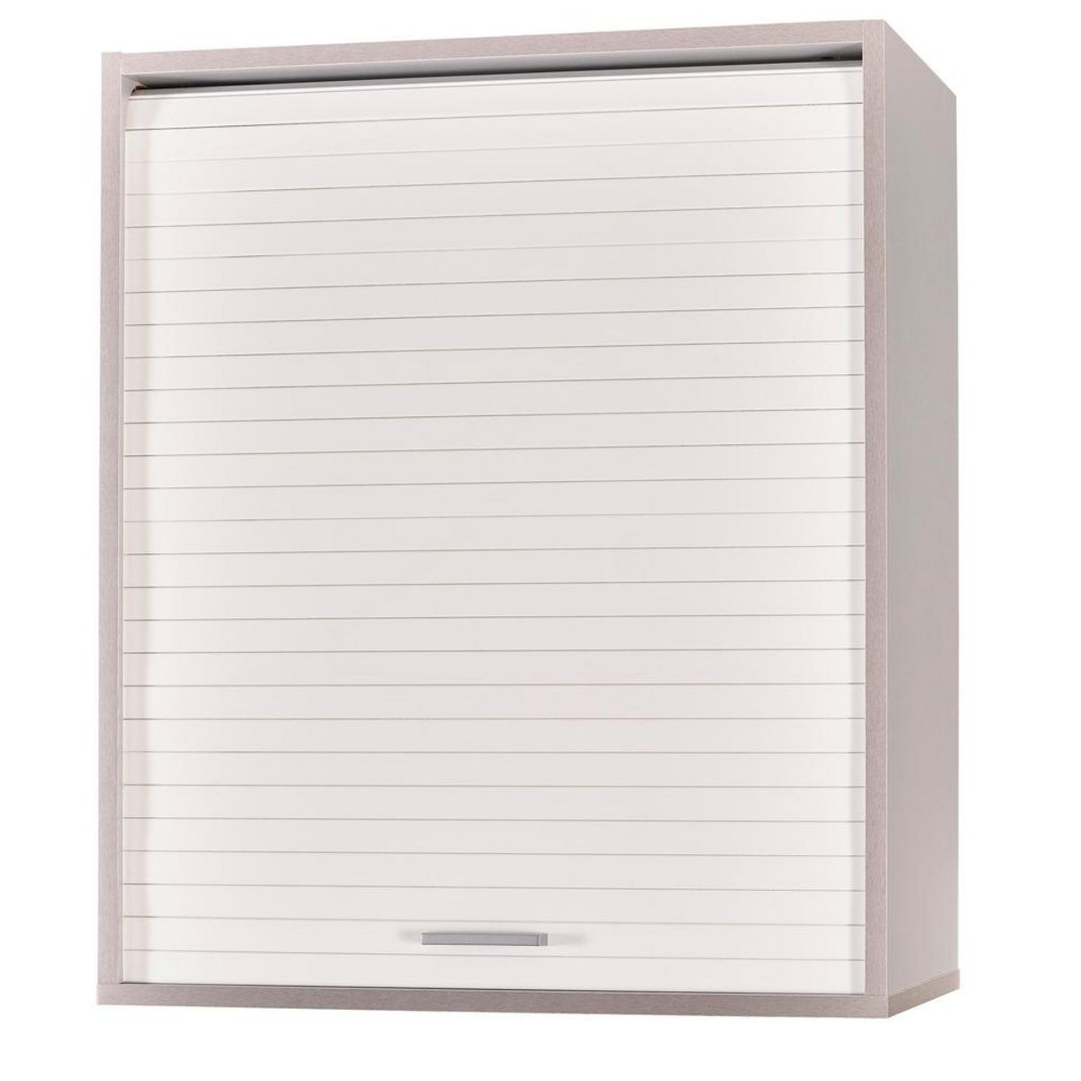 Rangement de cuisine à rideau coloris aluminium L60 cm - COOKING