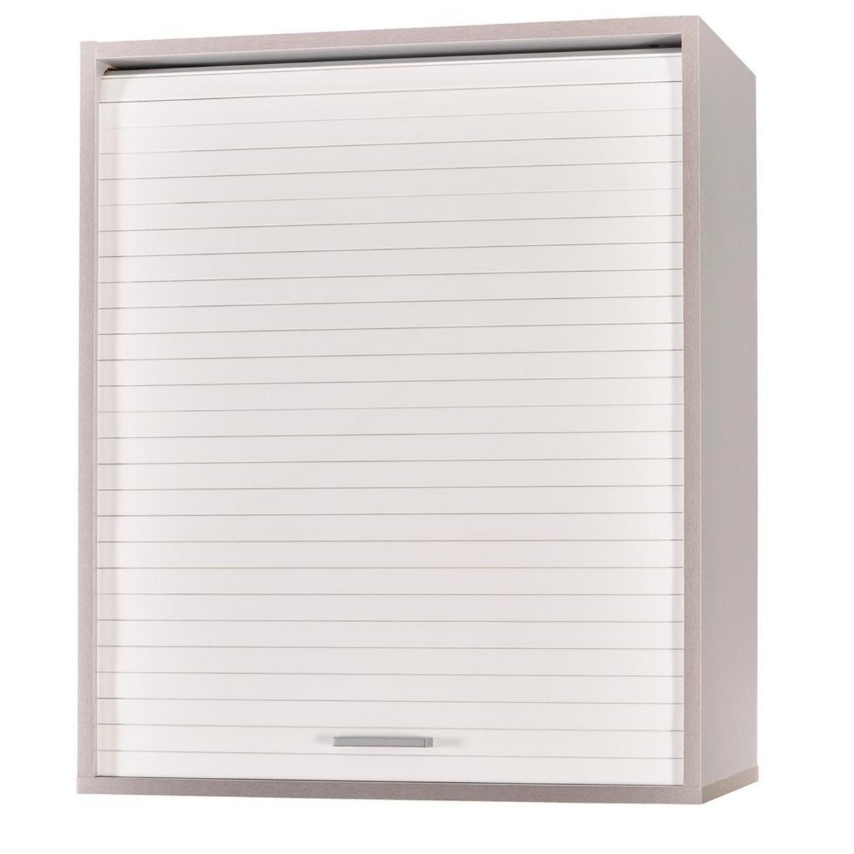 Rangement de cuisine à rideau coloris aluminium L60 cm - COOKING