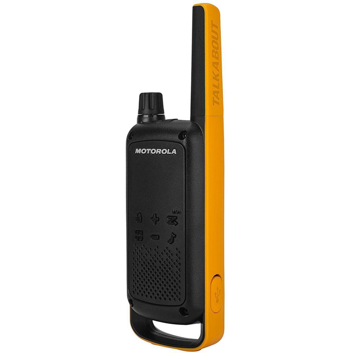 MOTOROLA Talkie walkie T82 Extreme Twin Noir/Jaune