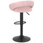 Voir la diapositive 5 : VIDAXL Tabourets de bar lot de 2 rose velours