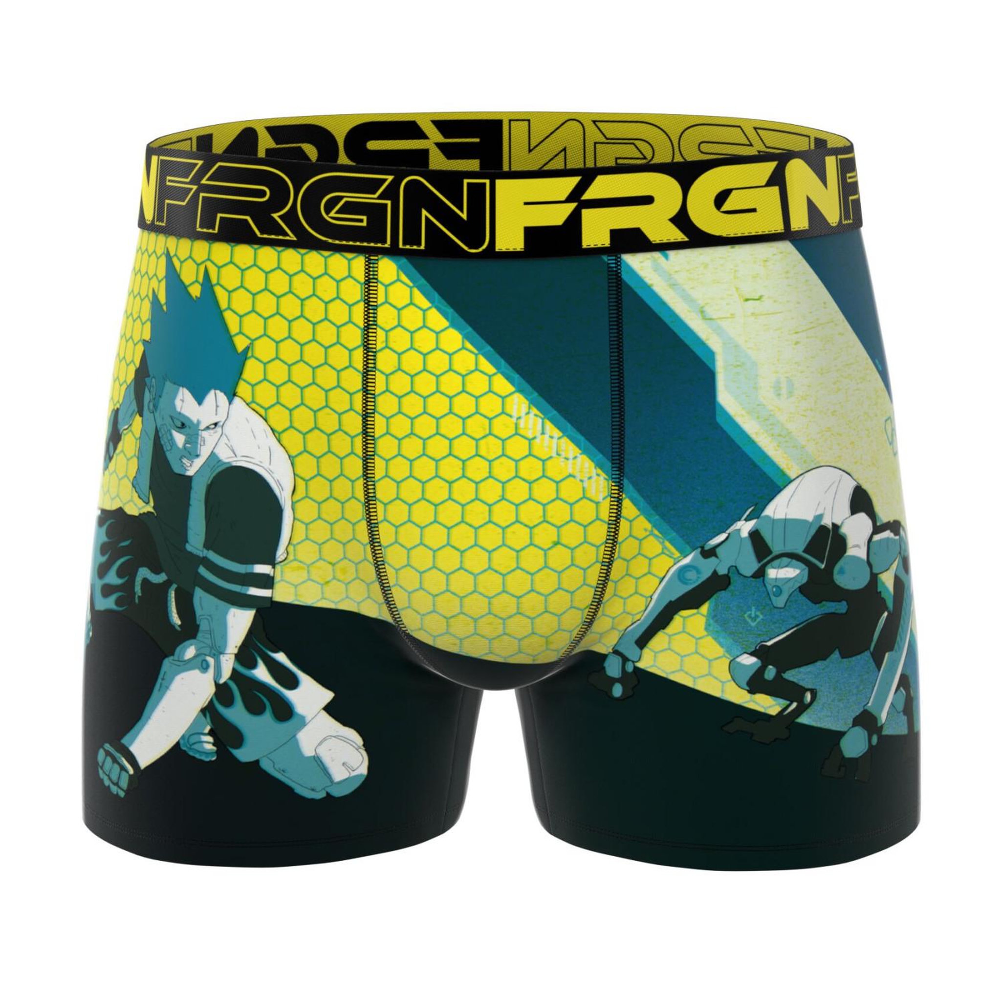 Voir la diapositive 4 : FREEGUN Lot de 4 boxers homme Manga Comics