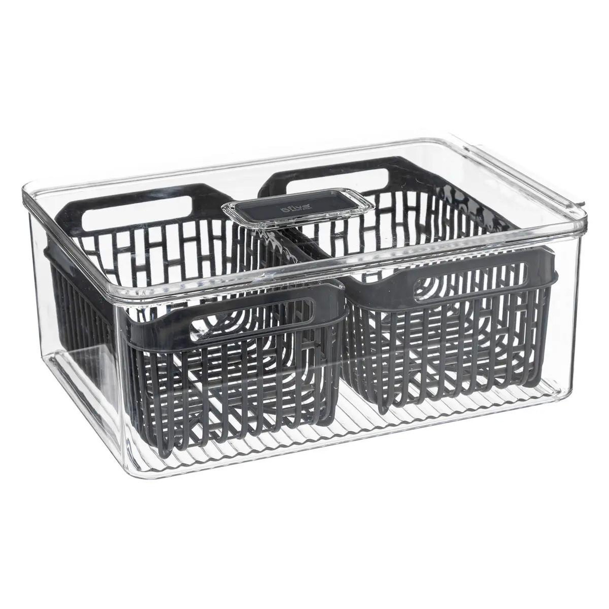 FIVE Boîte de conservation frigo  tidy ii  32cm gris
