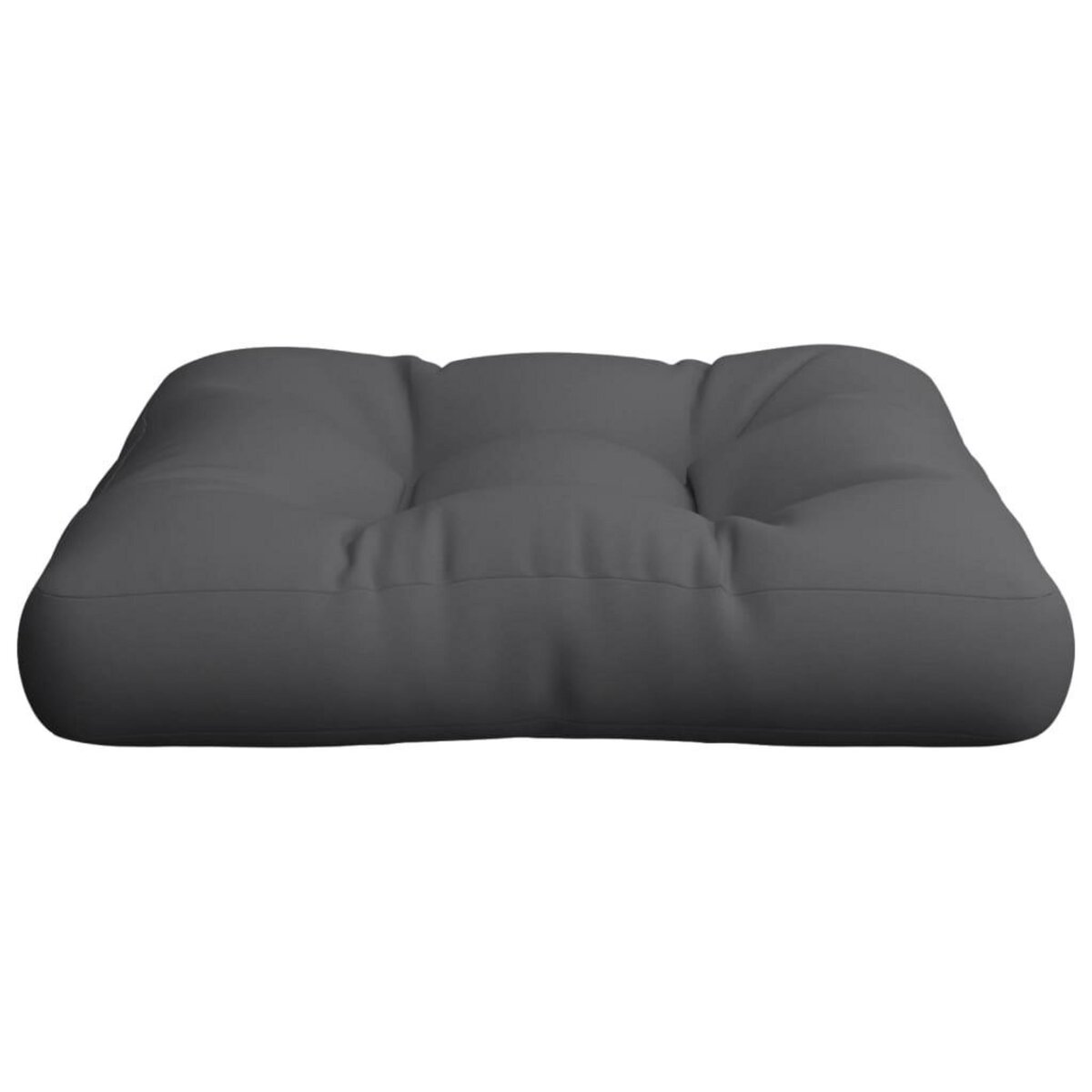 VIDAXL Coussin de palette anthracite 60x61,5x10 cm tissu