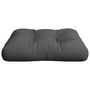 Voir la diapositive 5 : VIDAXL Coussin de palette anthracite 60x61,5x10 cm tissu