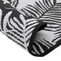 Voir la diapositive 5 : VIDAXL Tapis d'exterieur ARAKIL blanc et noir Ø120 cm PP