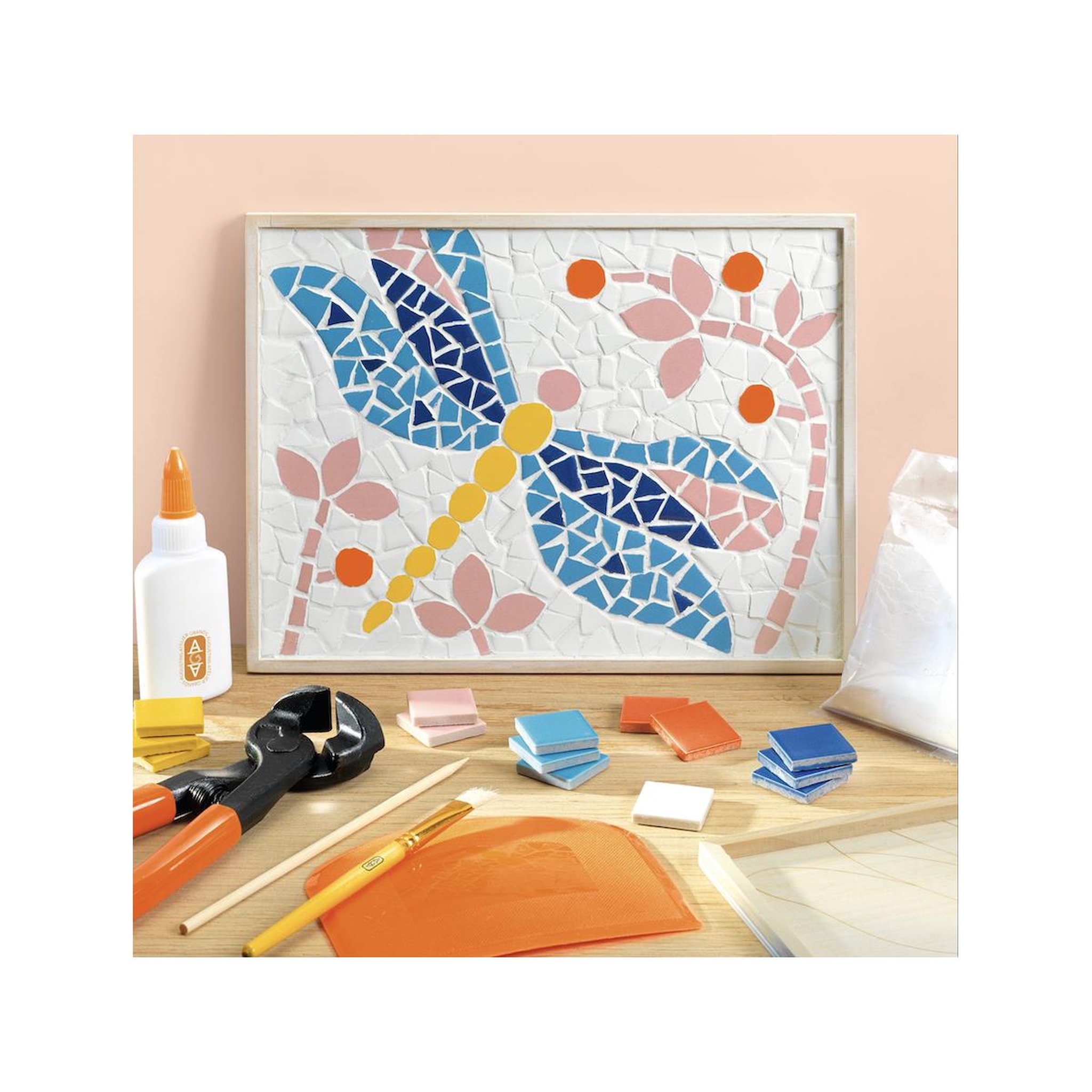 Voir la diapositive 3 : Djeco Atelier 72 Mosaique -