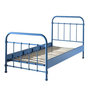 Voir la diapositive 2 : Paris Prix Lit Enfant Métal  New York  90x200cm Bleu