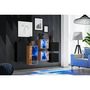 Voir la diapositive 2 : Paris Prix Meuble de Rangement  Switch SBIV  320cm Noir & Naturel