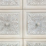 Voir la diapositive 3 : ATMOSPHERA Commode ethnique Hina - L. 64 x H. 94 cm - Gris