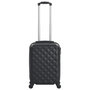 Voir la diapositive 2 : VIDAXL Valise rigide Noir ABS