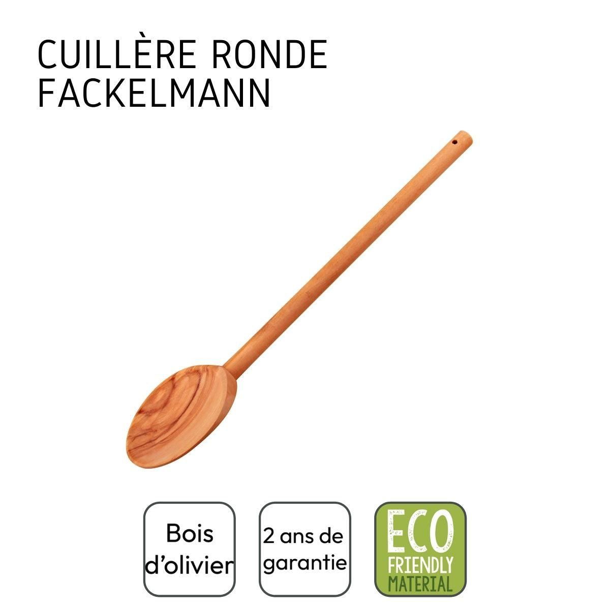 Fackelmann Cuillère de cuisine en bois Fackelmann Edition Bois d'olivier