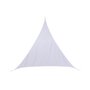 HESPERIDE Voile d'ombrage triangulaire Curacao - 5 x 5 x 5 m - Blanc