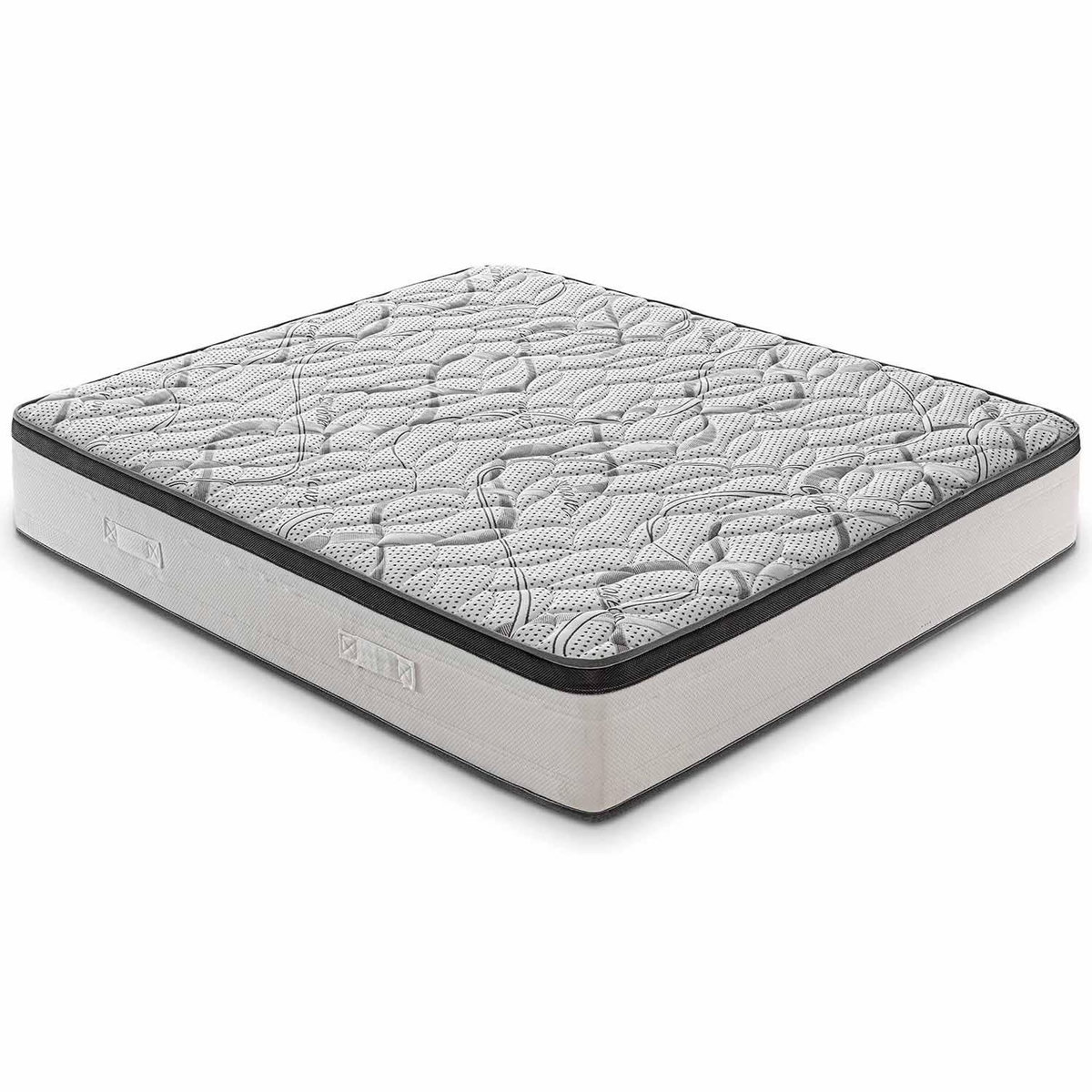 ILOVESLEEP Matelas Mousse DELUXE - Epaisseur 30 Cm - Réversible - Côté Été/hiver