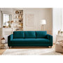 Voir la diapositive 5 : LISA DESIGN Brooke - canapé 3 places - convertible - en velours