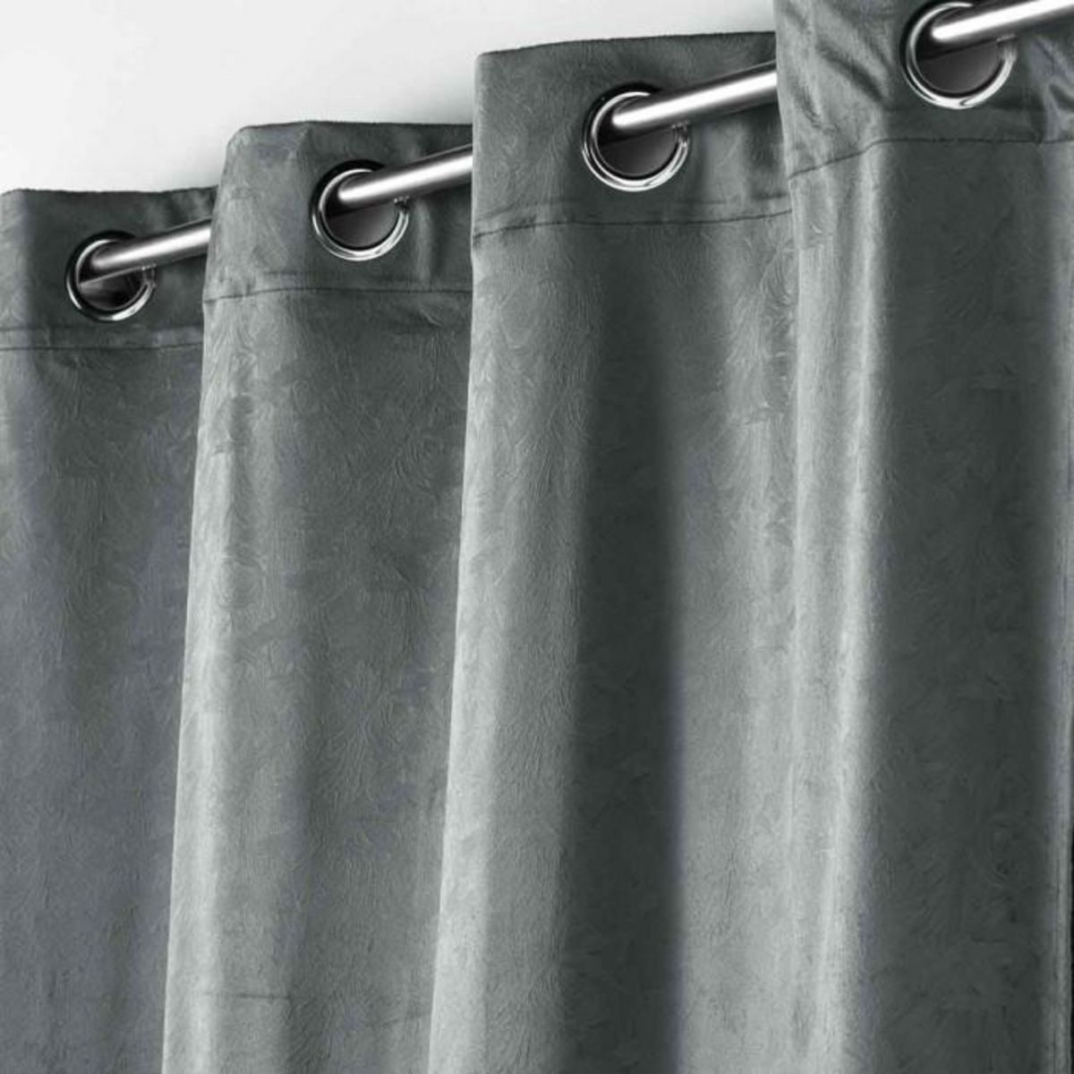 Paris Prix Rideau Occultant  Aquarelle  135x240cm Anthracite