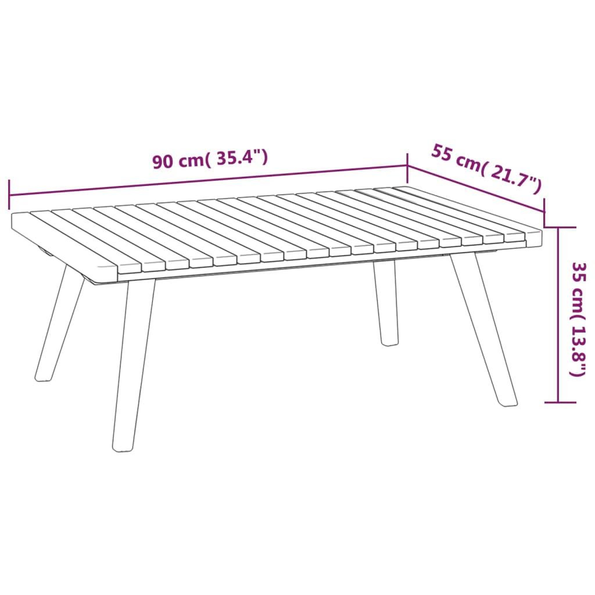 Voir la diapositive 4 : VIDAXL Salon de jardin 6 pcs avec coussins Bois d'acacia solide