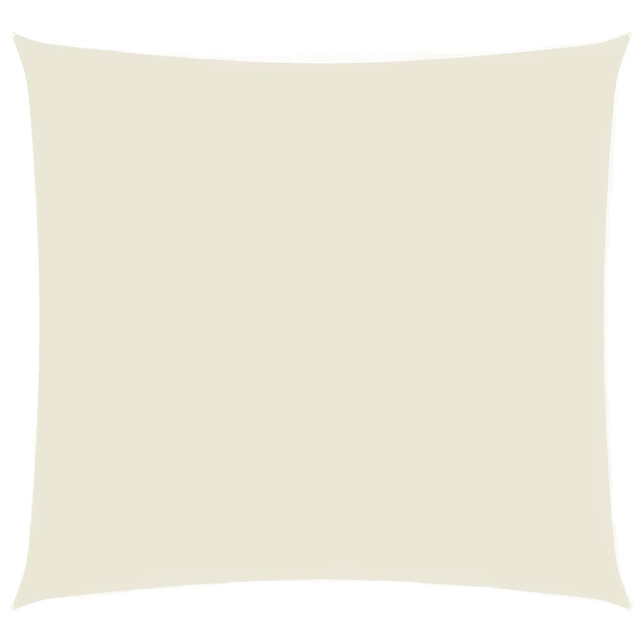 Voir la diapositive 2 : VIDAXL Voile de parasol tissu oxford carre 5x5 m creme