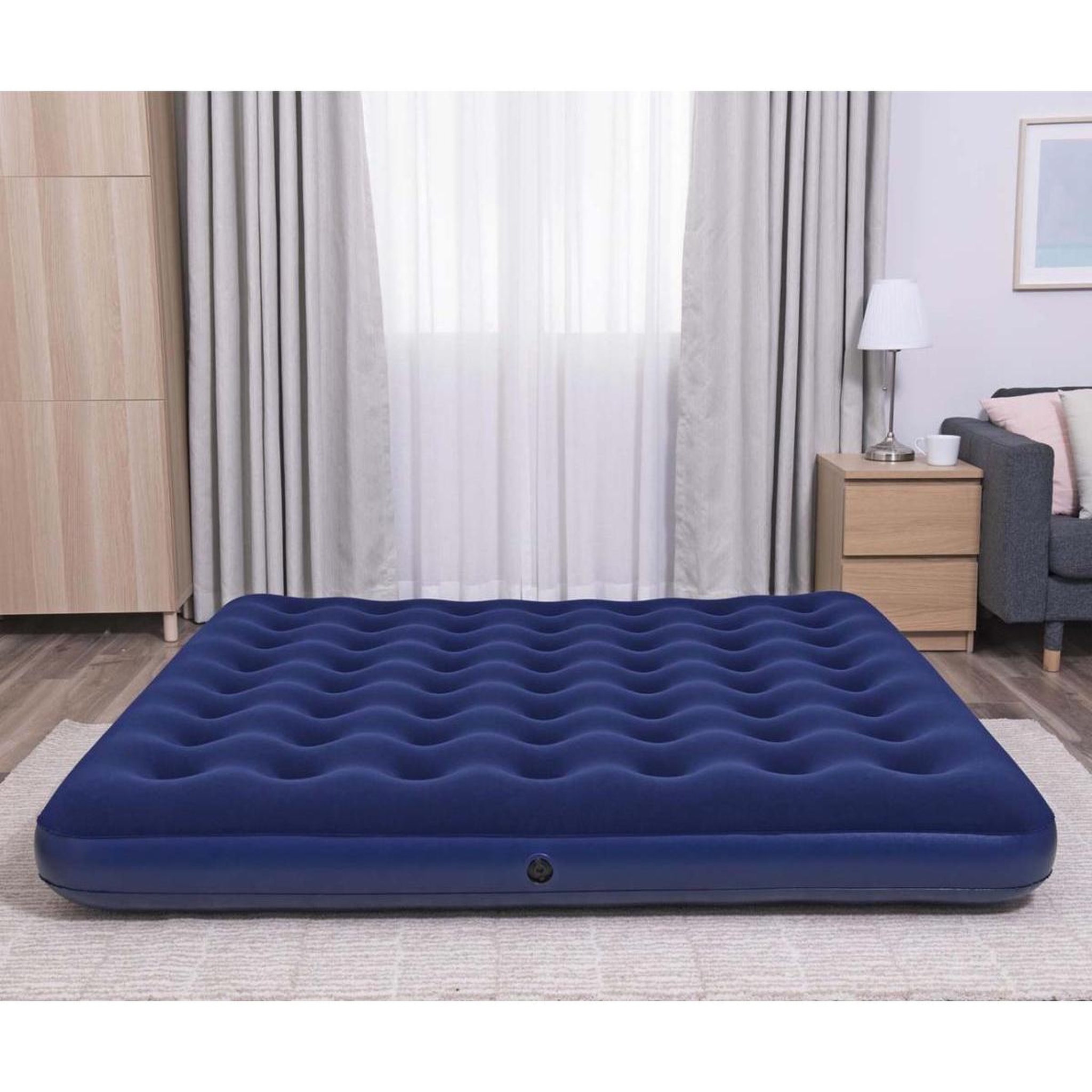Voir la diapositive 2 : BESTWAY Matelas pneumatique King  67004 2.03m x 1.83m x 22cm