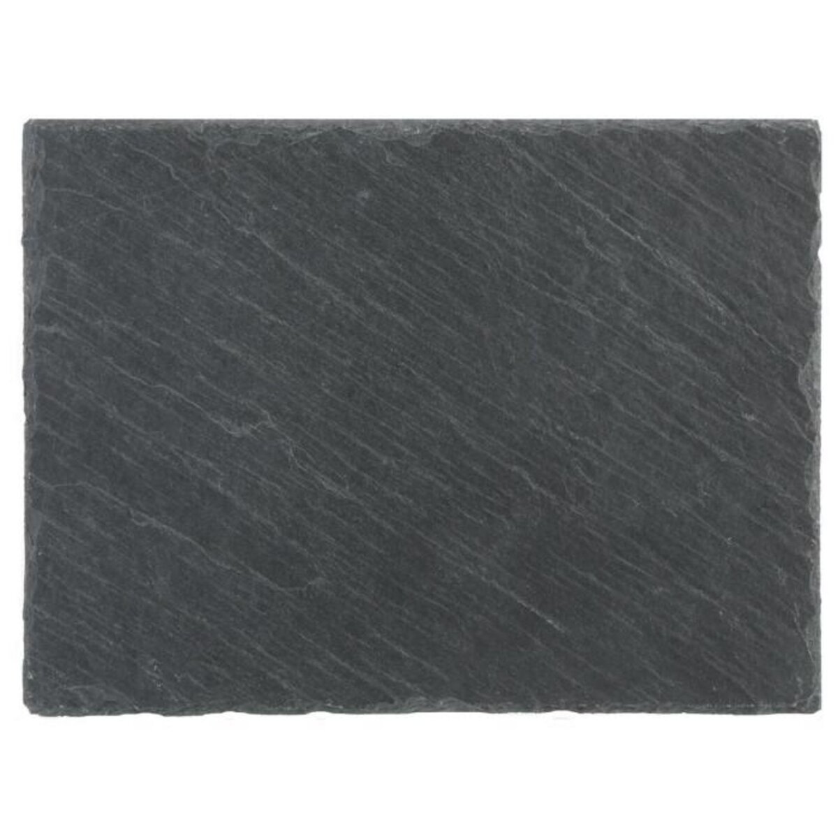 SECRET DE GOURMET Lot de 6 Assiettes Plates  Ardoise  32cm Gris