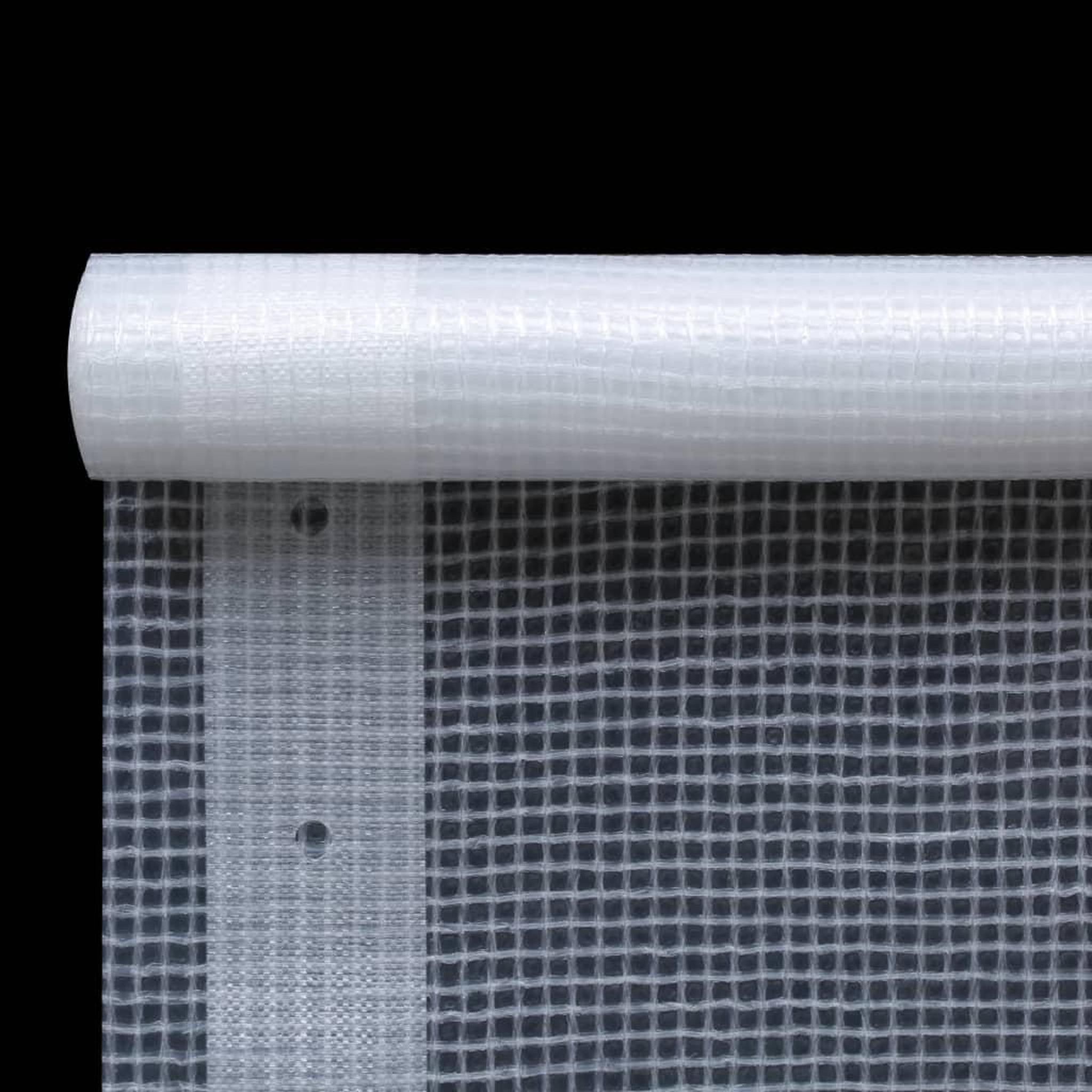 Voir la diapositive 2 : VIDAXL Bache Leno 260 g/m² 1,5 x 20 m Blanc