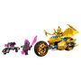 Voir la diapositive 3 : LEGO Ninjago 71768 La Moto Dragon d&rsquo;Or de Jay, Jouet avec Figurines pour Enfants