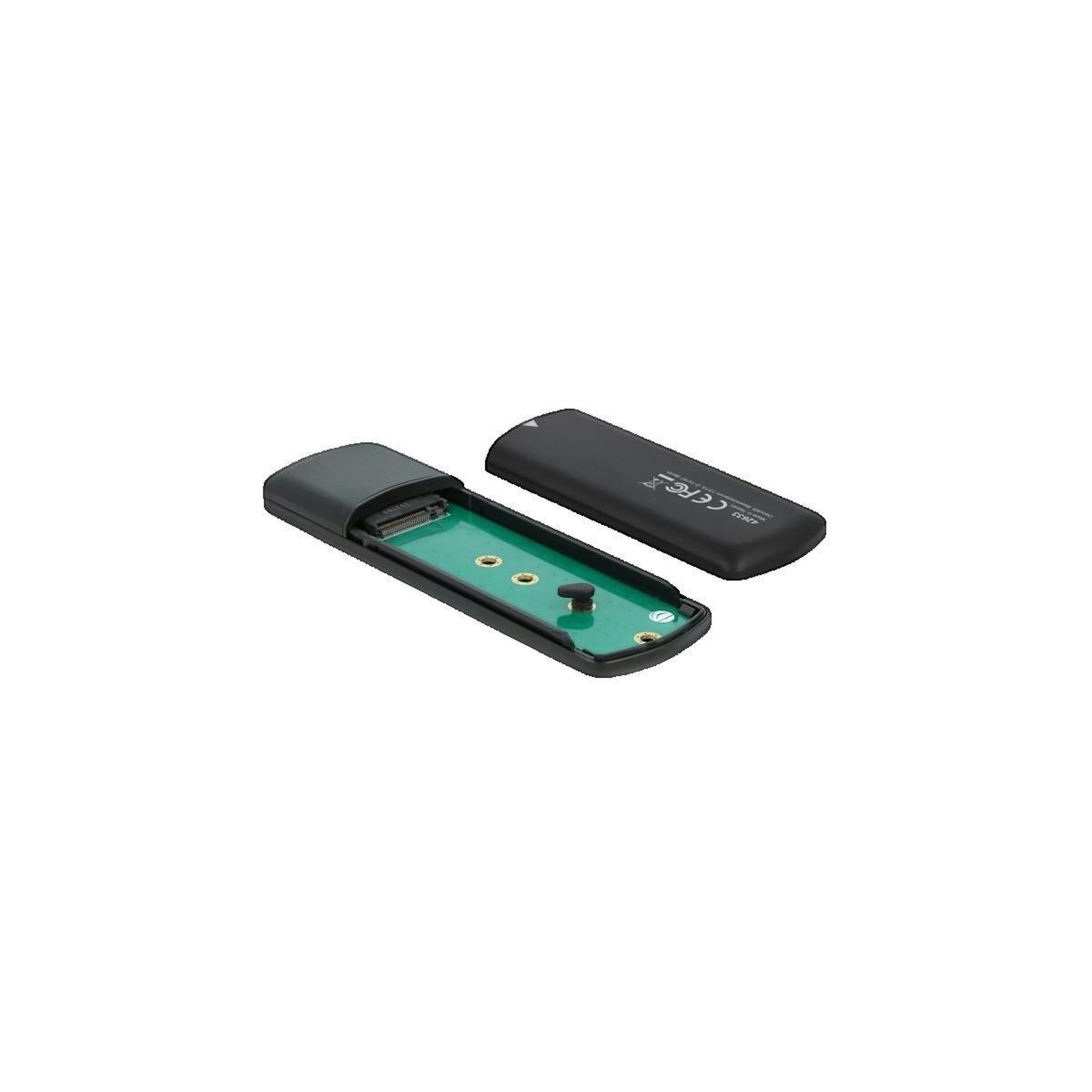 DeLock Boîtier externe SSD Delock 42633 USB Type-C pour M.2 NVMe PCIe ou SATA
