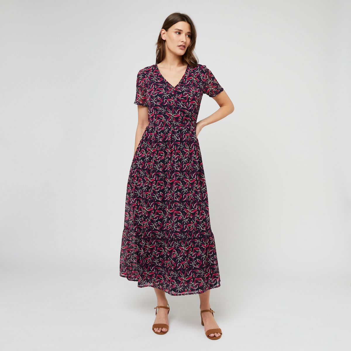 INEXTENSO Robe marine fantaisie femme