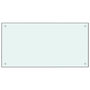 Voir la diapositive 3 : VIDAXL Dosserets de cuisine 2 pcs blanc 80x60 cm verre trempé