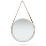 Voir la diapositive 6 : VIDAXL Miroir mural avec sangle 50 cm Argente