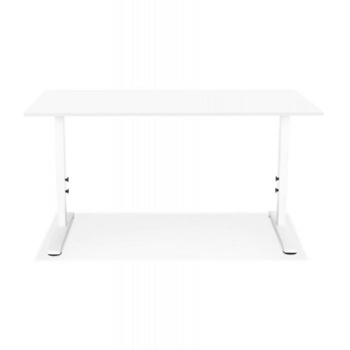 Paris Prix Bureau Hauteur Réglable  Mathew  160cm Blanc