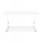 Voir la diapositive 3 : Paris Prix Bureau Hauteur Réglable  Mathew  160cm Blanc