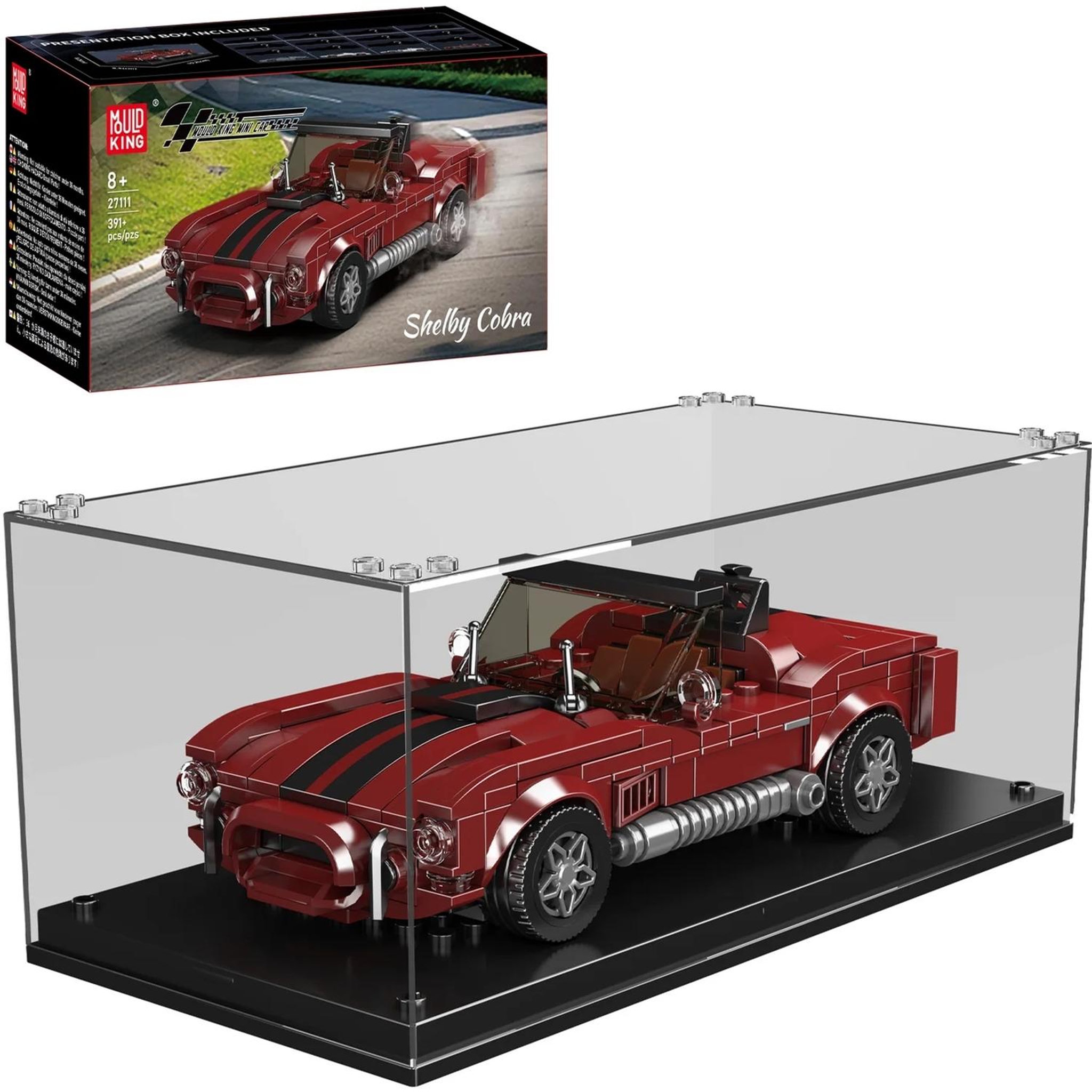 MOULD KING Shelby Cobra + Vitrine