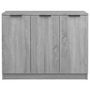 Voir la diapositive 5 : VIDAXL Buffet Sonoma gris 90,5x30x70 cm Bois d'ingenierie