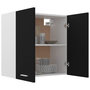 Voir la diapositive 4 : VIDAXL Armoire suspendue Noir 60x31x60 cm Bois d'ingenierie