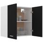 Voir la diapositive 4 : VIDAXL Armoire suspendue Noir 60x31x60 cm Bois d'ingenierie