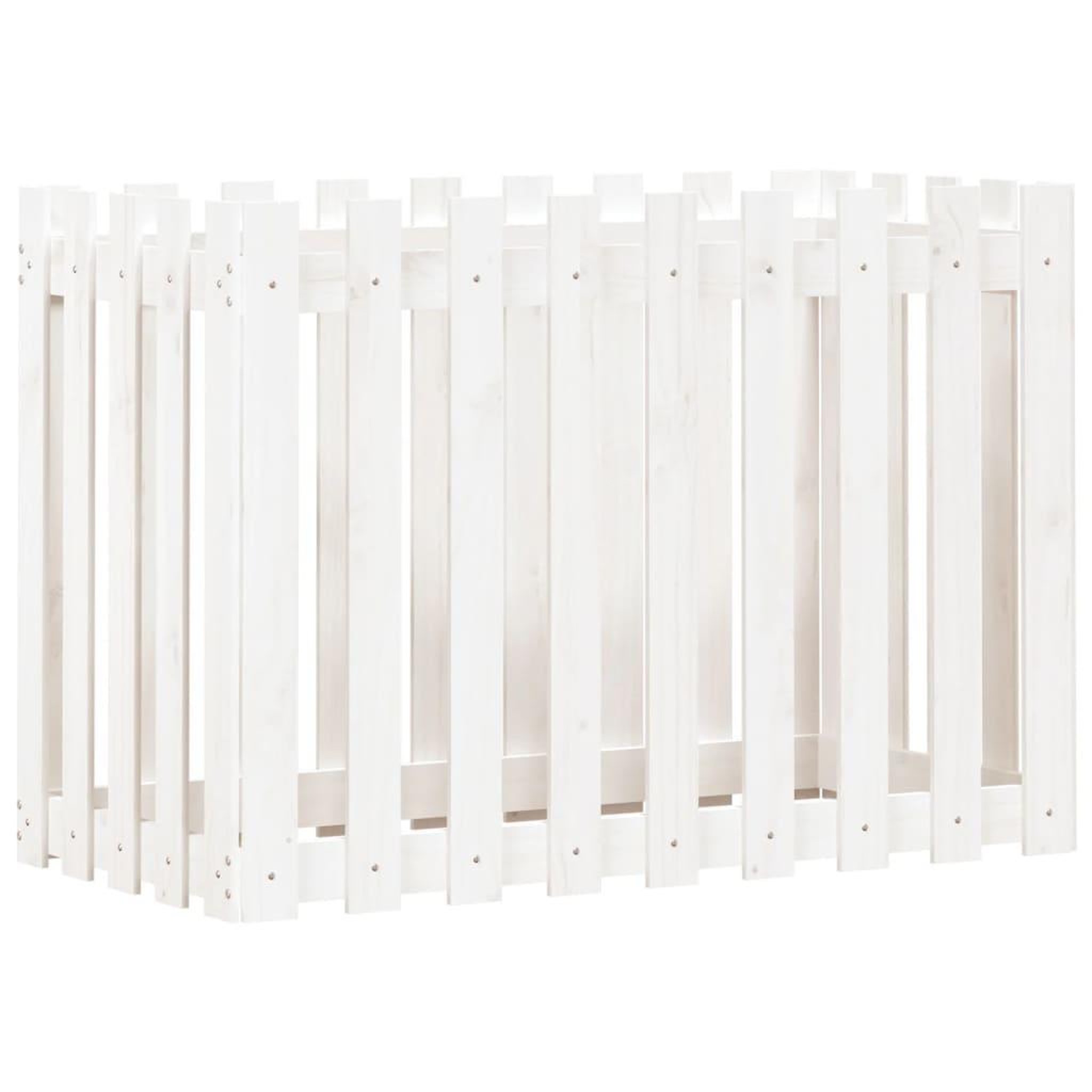Voir la diapositive 2 : VIDAXL Lit sureleve de jardin design de cloture 100x50x70cm pin massif