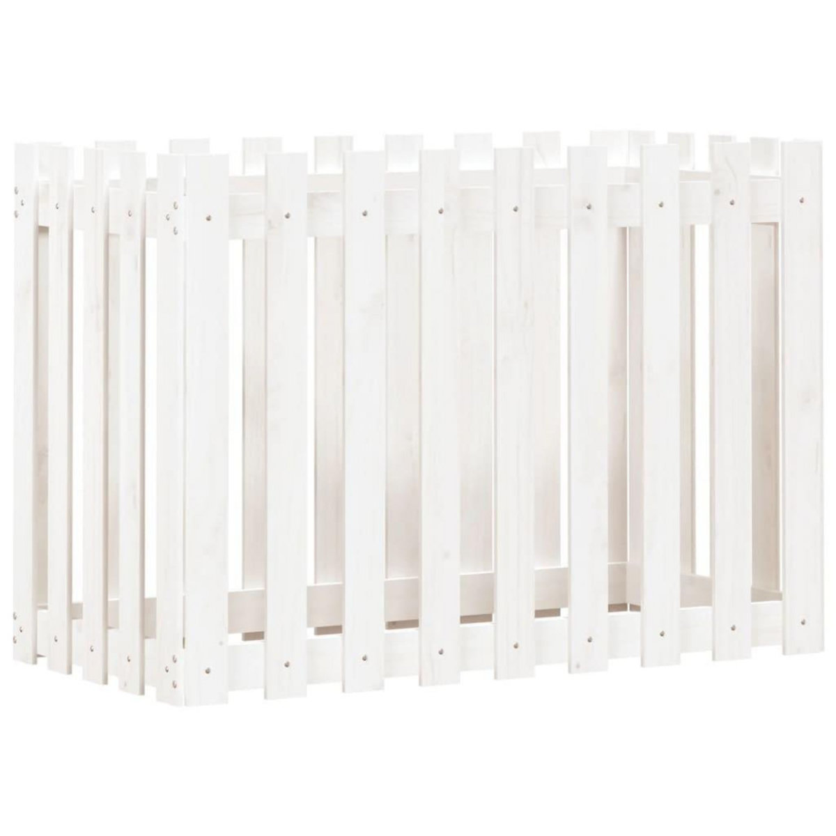 VIDAXL Lit sureleve de jardin design de cloture 100x50x70cm pin massif