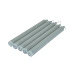 Paris Prix Lot de 5 Bougies Chandelier  Essentiel II  19cm Gris