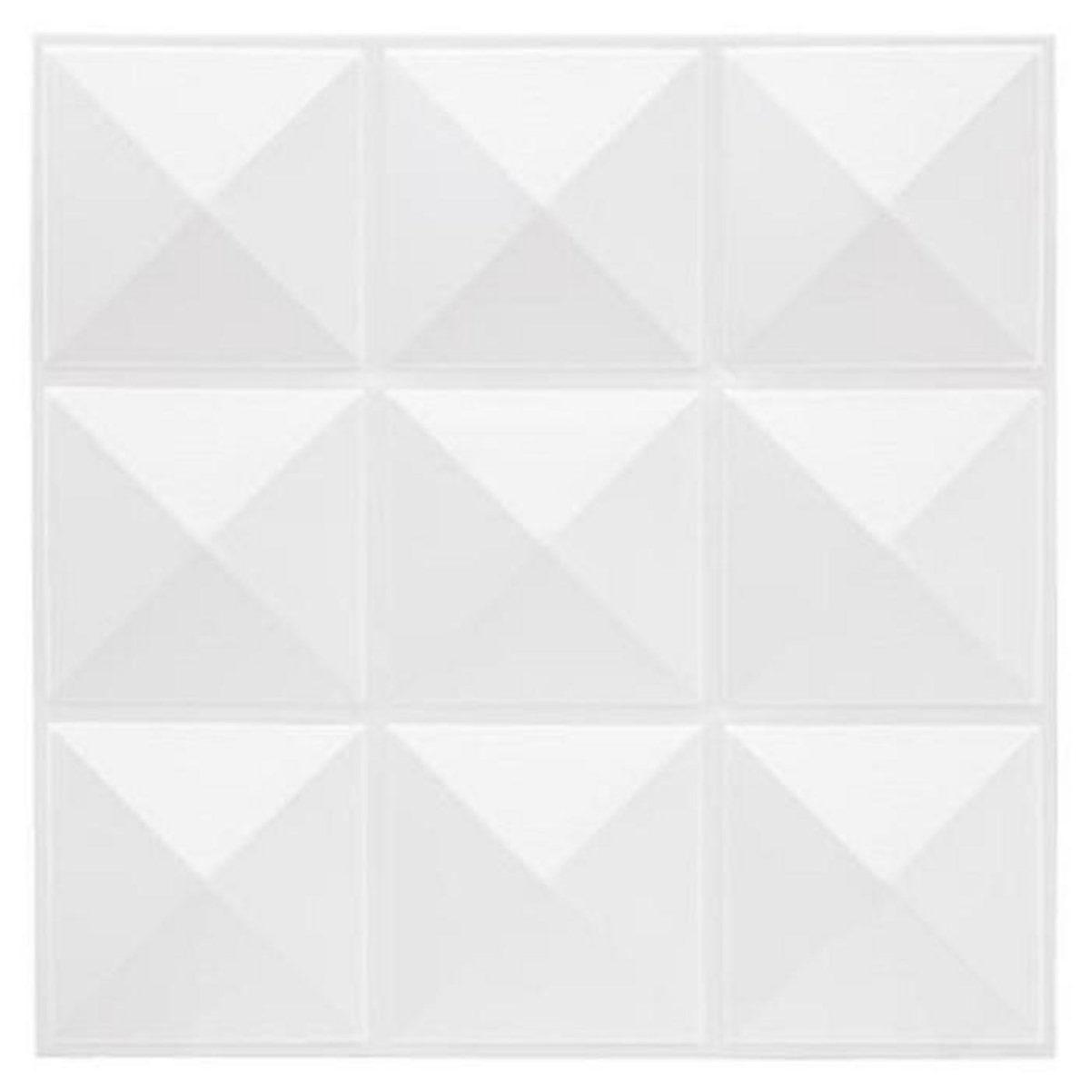 Stick'n Look Lot de 6 Stickers Mureaux  Piky  30x30cm Blanc