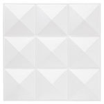 Stick'n Look Lot de 6 Stickers Mureaux  Piky  30x30cm Blanc