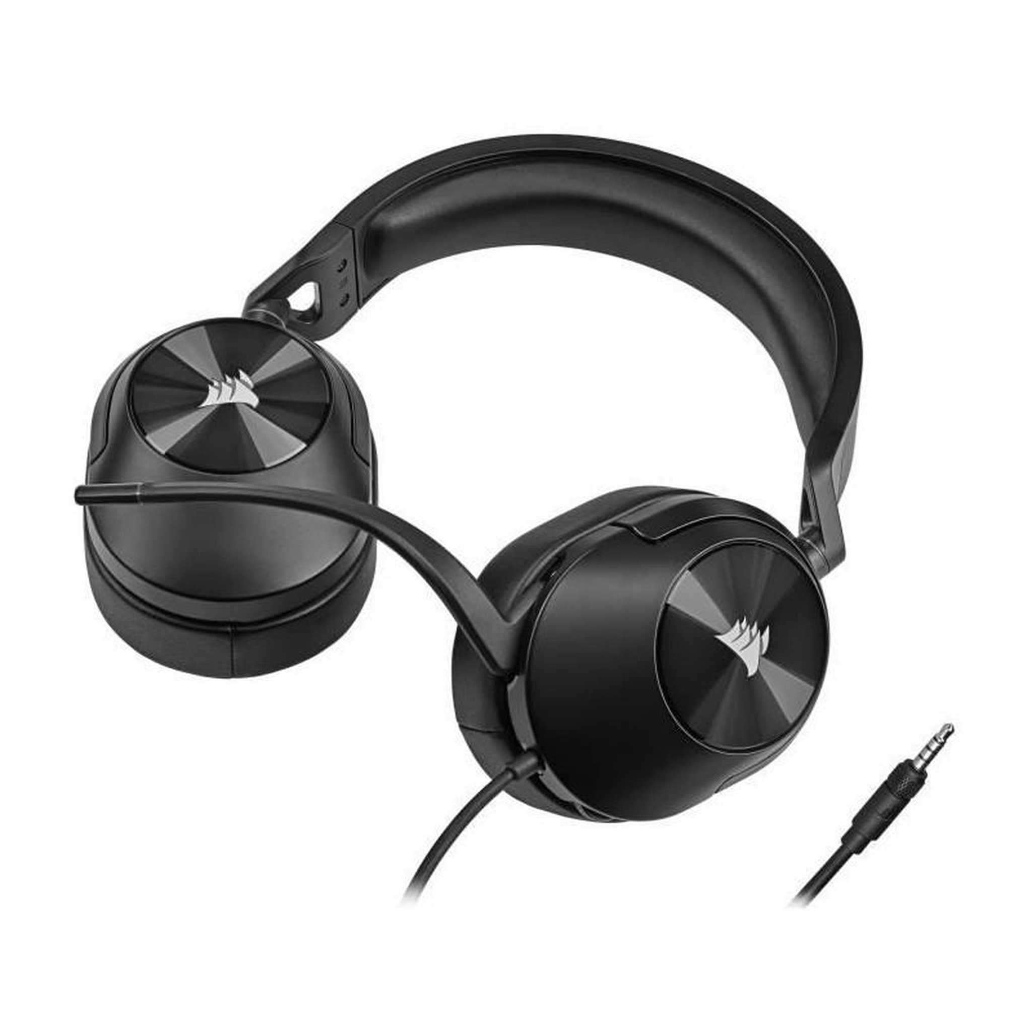 Corsair Casque gaming CORSAIR HS55 STEREO - Carbone, Confortable et Qualité sonore