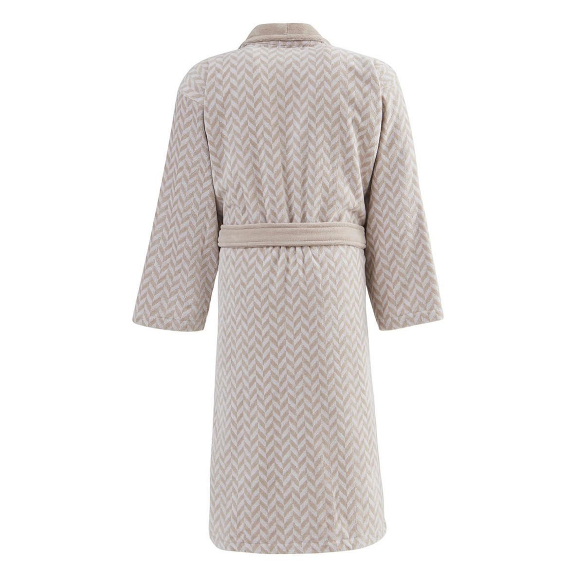 Sensei Maison Peignoir col châle velours CHEVRON