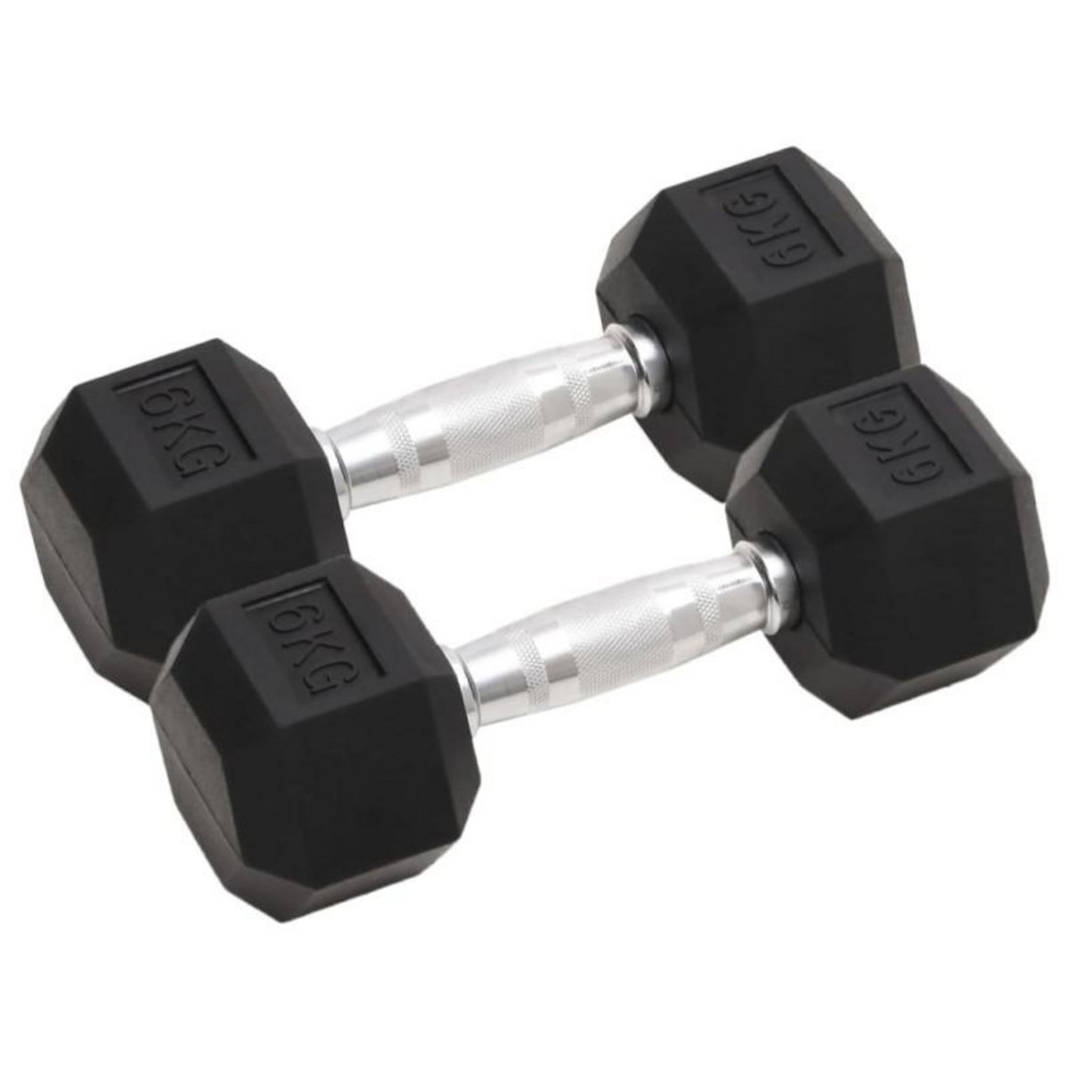 VIDAXL Haltères 2 pcs 12 kg Fonte