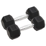 VIDAXL Haltères 2 pcs 12 kg Fonte