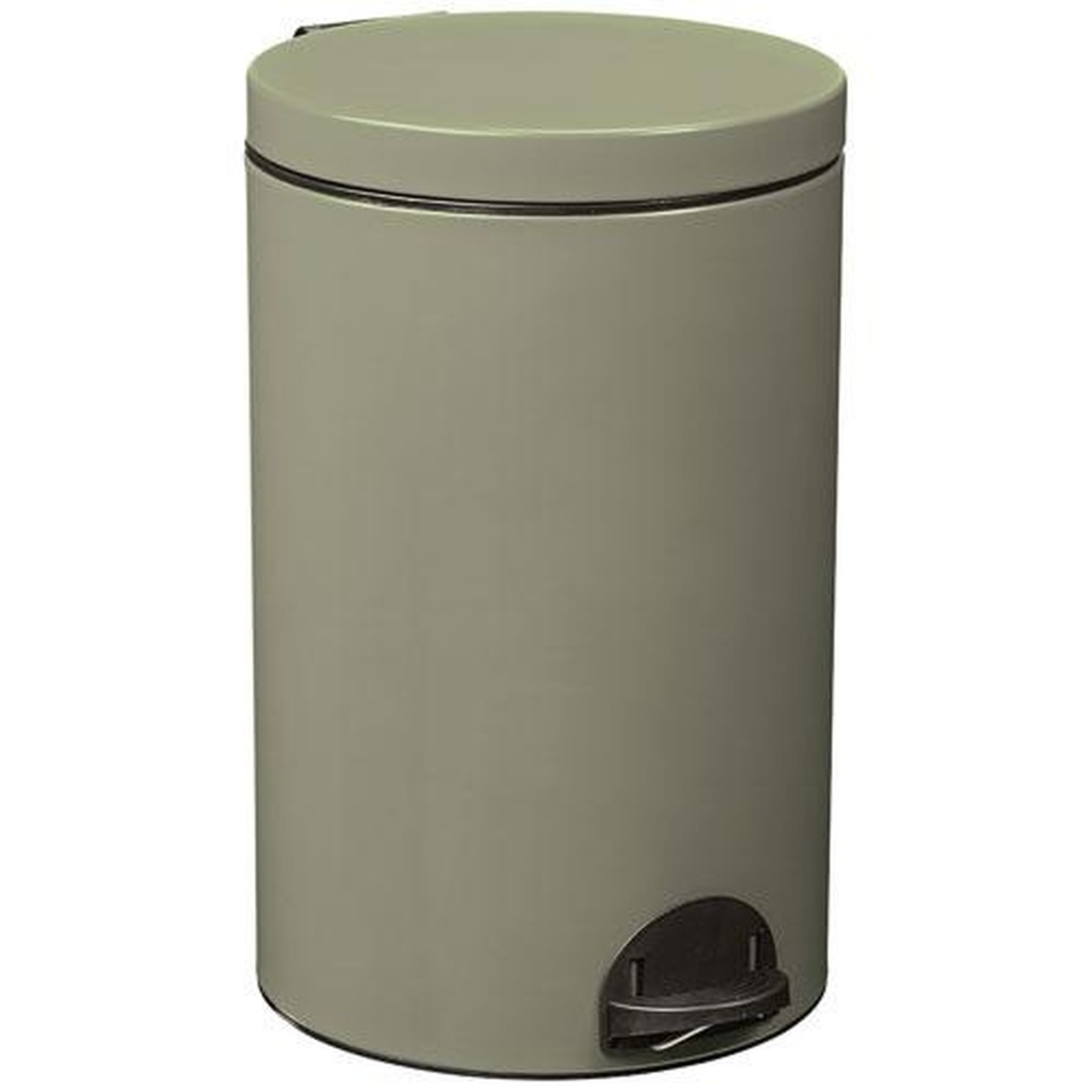 Rossignol Poubelle à pédale 20l gris vert - 90246