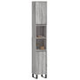 Voir la diapositive 3 : VIDAXL Armoire de bain sonoma gris 30x30x190 cm bois d'ingenierie