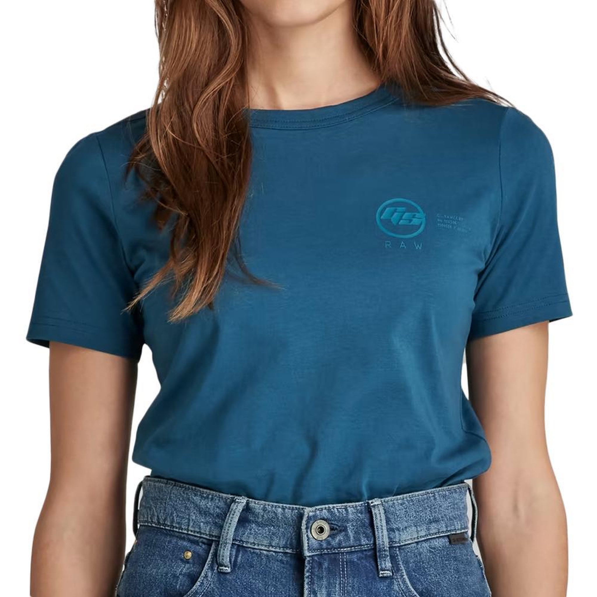 G-Star Raw T shirt  Femme G Star Raw Mysid. Coloris disponibles : Bleu
