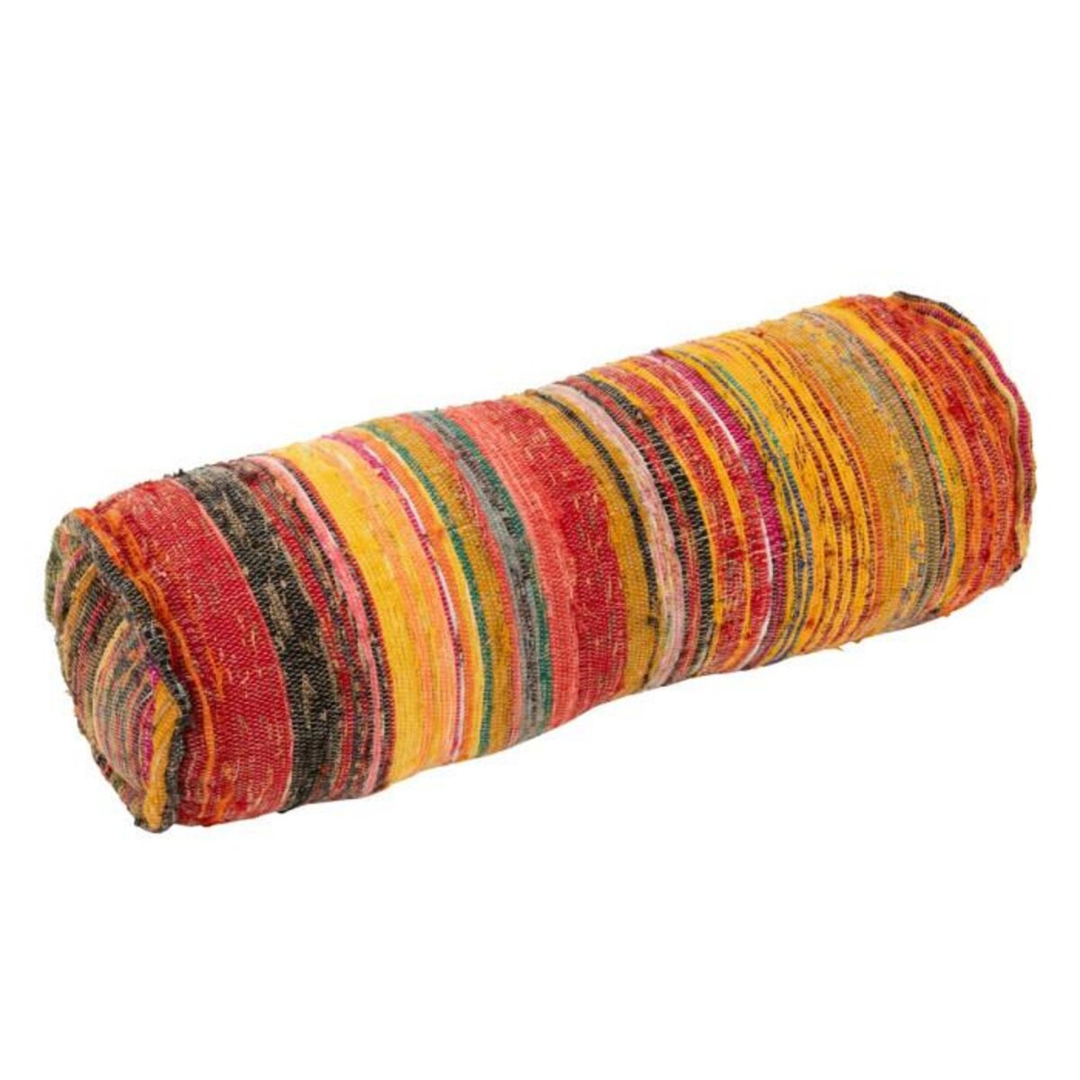 Paris Prix Coussin Traversin Déco  Chindi  30x80cm Multicolore