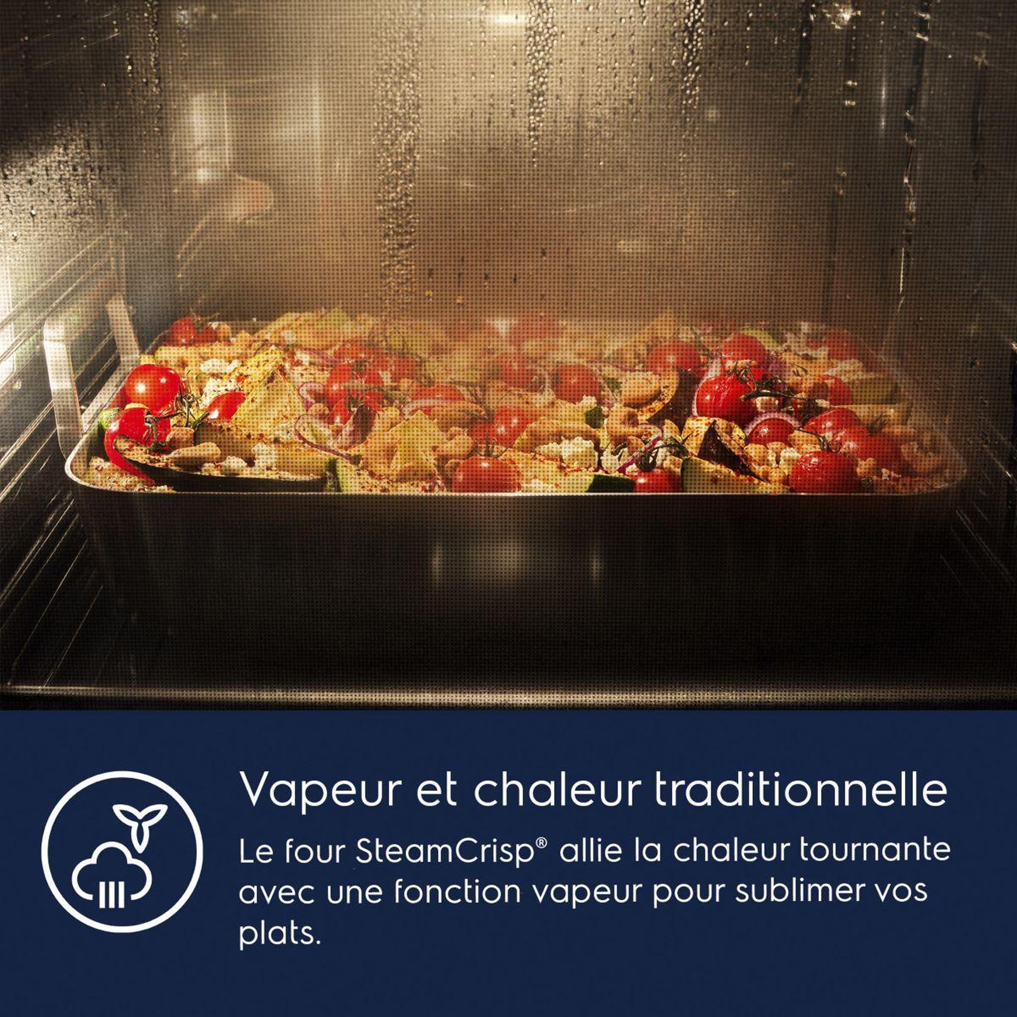 Voir la diapositive 4 : ELECTROLUX Four encastrable fonction vapeur EOC6P67WX SteamCrisp